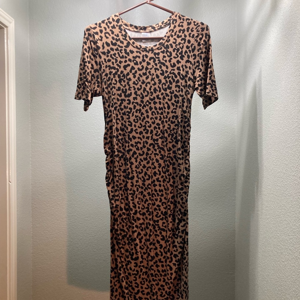 Leopard Print Women's Dress